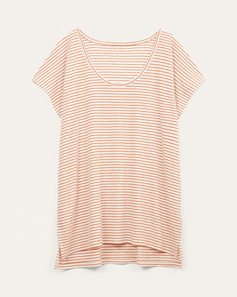 Front of plus size Kangaroo Striped Casual Tee by Madewell | Dia&Co | dia_product_style_image_id:195623